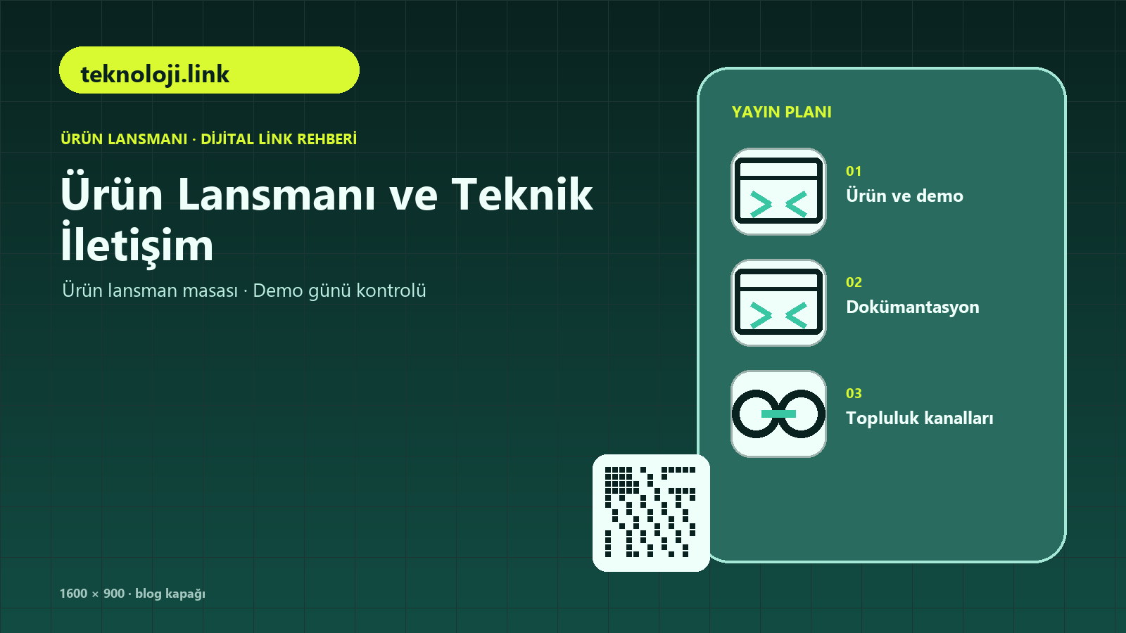 Destek taleplerini azaltan SSS ve yönlendirme sayfasını anlatan ürün lansmanı rehberi kapağı